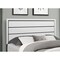 Global Furniture Usa Rustic Transitional Foil Kate White Full Bed 3004 - alternate 3